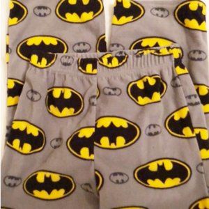 Pajama pants Batman boys new size 8 fleece elastic waist American Marketing